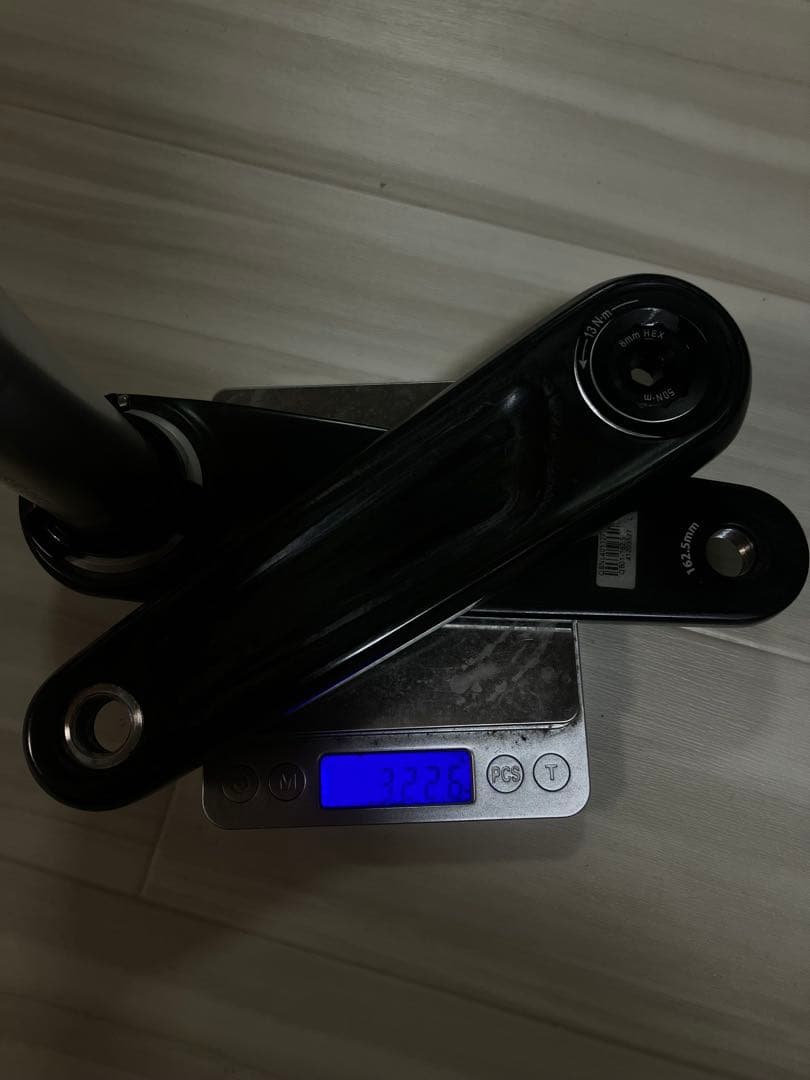 162.5mm ROCKBROS 超軽量カーボンクランク DUB規格