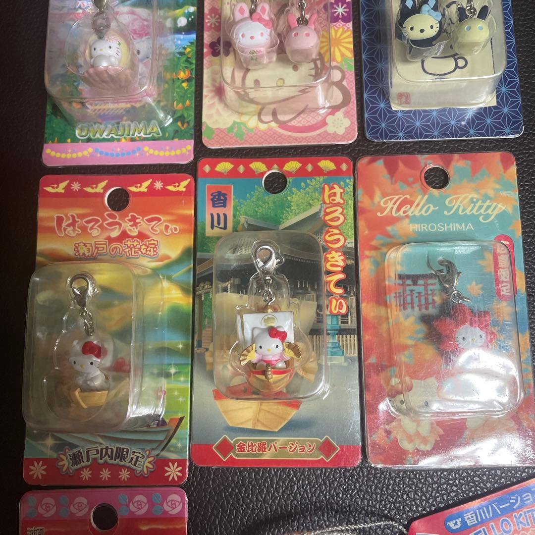 ハローキティ ストラップ 8個まとめ売り
