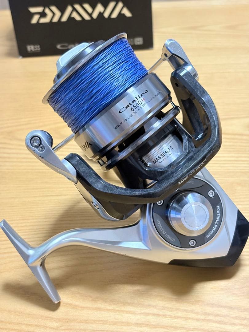 ダイワ 12キャタリナ6500H PE6号付き☆6500Hスペアスプール付属
