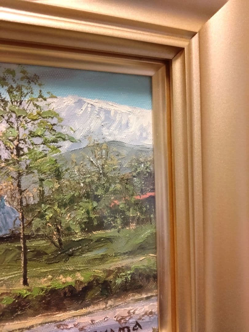 大山功 作 絵画（北アルプス白馬岳）