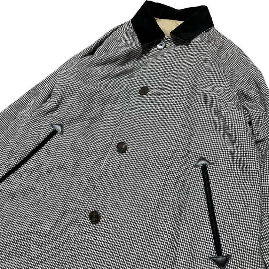 希少 TICCA リバーシブル ステンカラーコート ロング丈 ベージュ