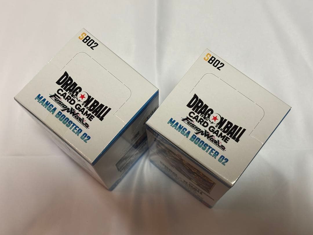 ドラゴンボールカード マンガブースター 02 未開封box テープあり 2箱
