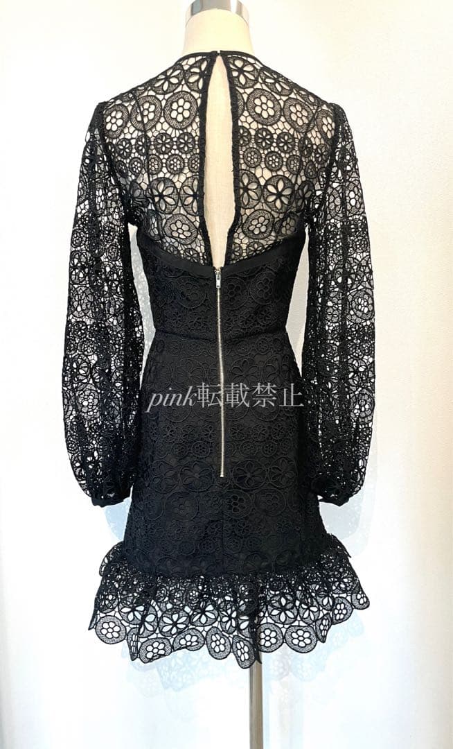 self portrait 美シルエット　レース　ワンピース