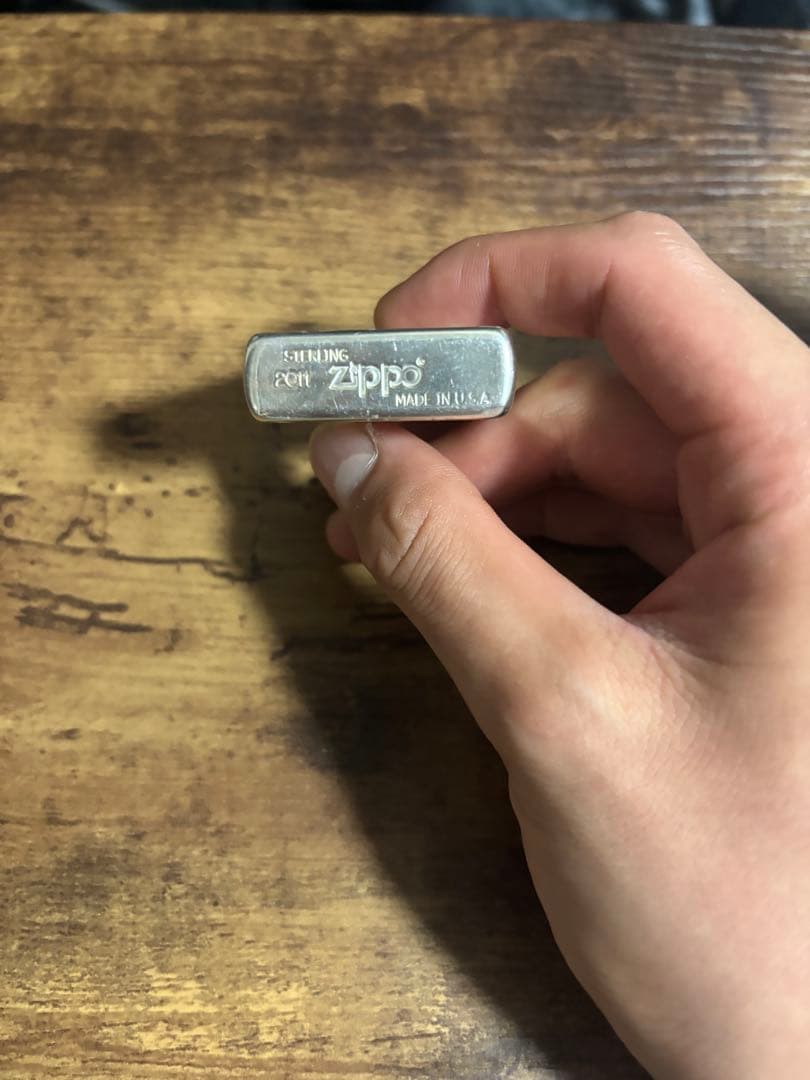 Zippo スターリングシルバー ライター 唐草模様