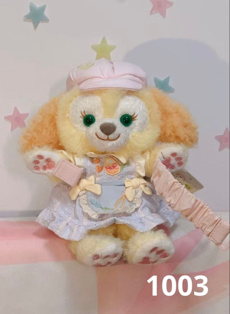 お顔厳選　上海ディズニー　虹　カラフル　リーナベル　ぬいぐるみss5526