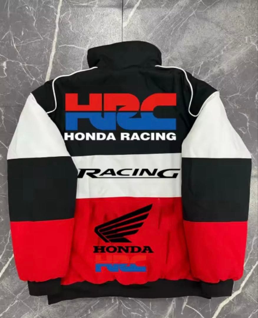 1月までの出品HONDA RACINGジャケット Mサイズ 赤 - メルカリ