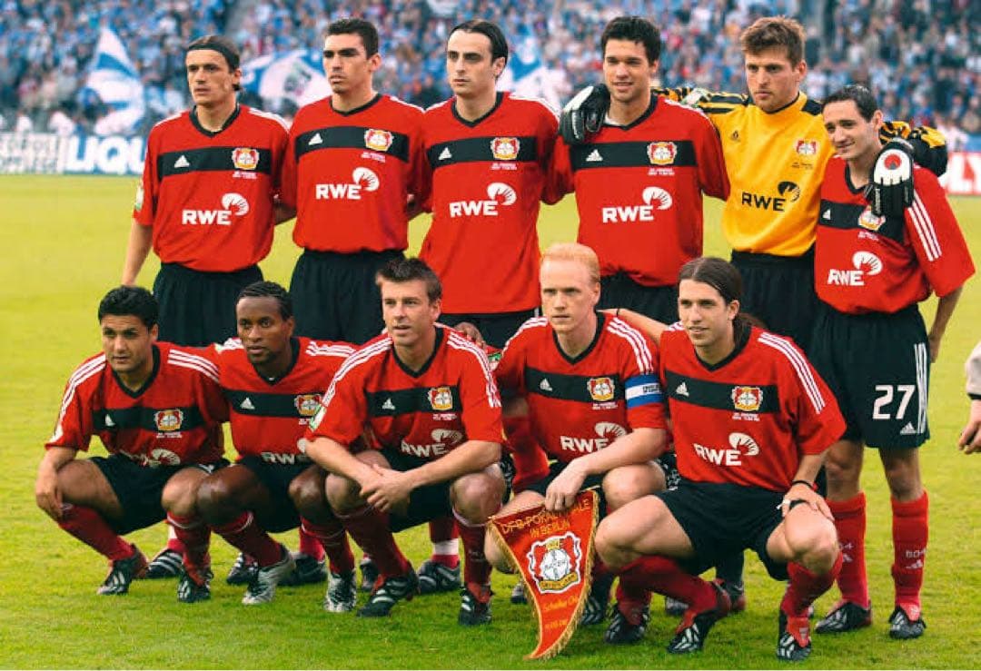 超美品】 レバークーゼン 03-04 正規品 ユニフォーム 2XO - メルカリ