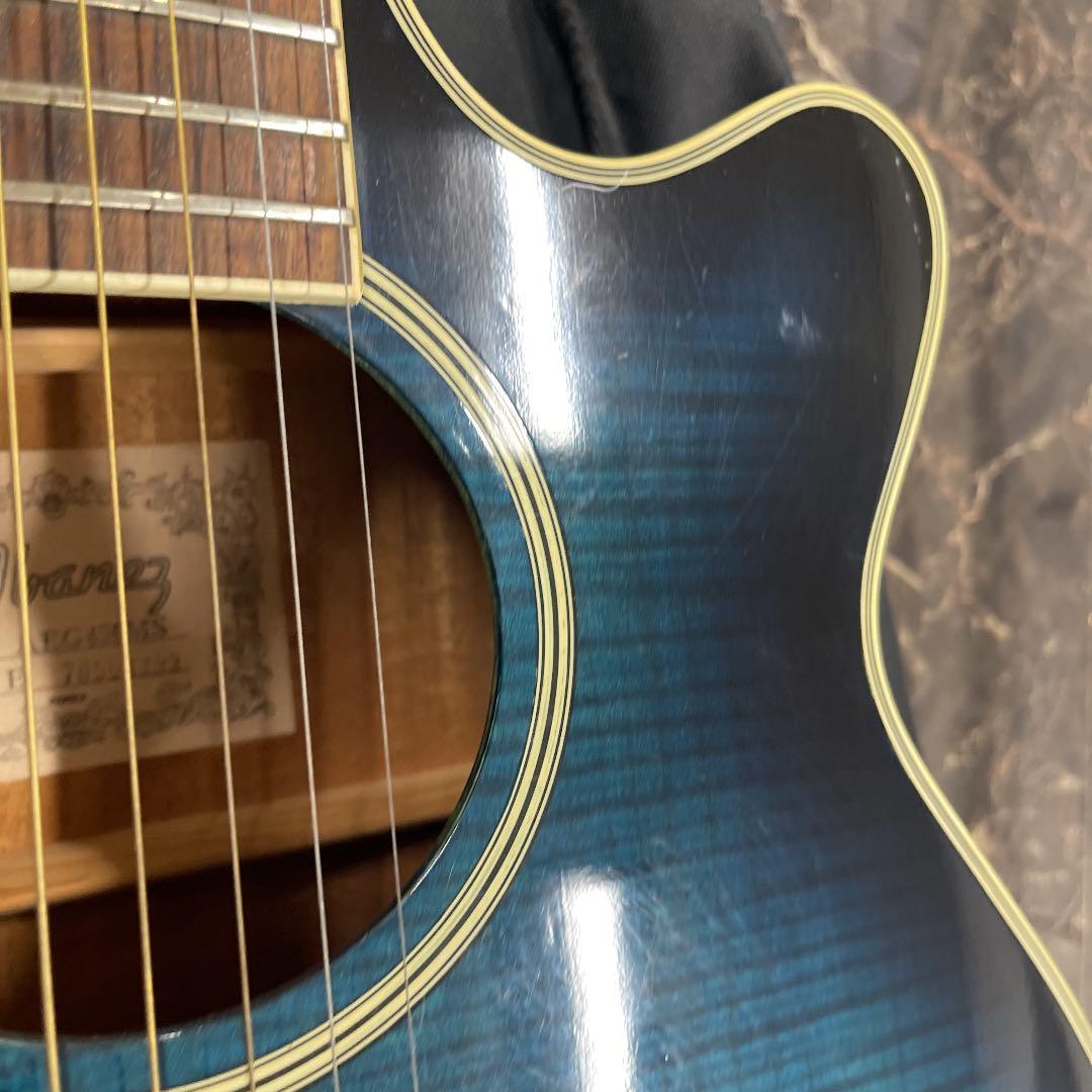 Ibanez アイバニーズ エレアコギター AEG-450MS E ケース付きの通販は