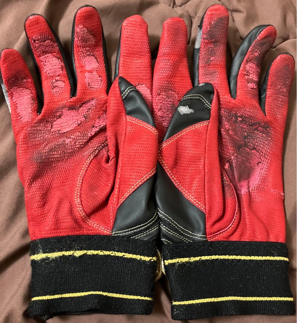 中日ドラゴンズ 中田翔 選手 実使用 バッティンググローブ 支給品 野球
