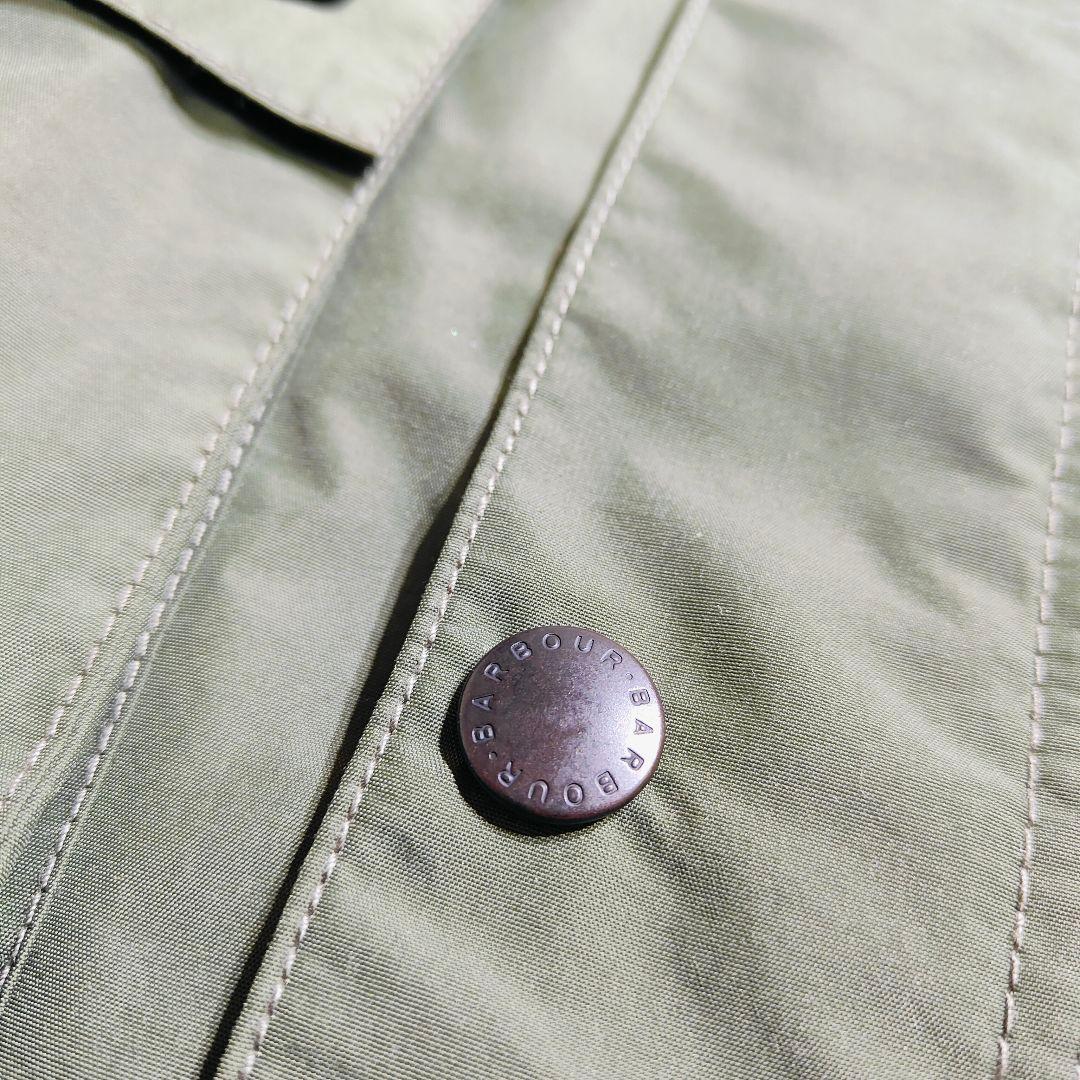 バブアーサウスシールド ビューフォート ナイロンコート 襟コーデュロイ