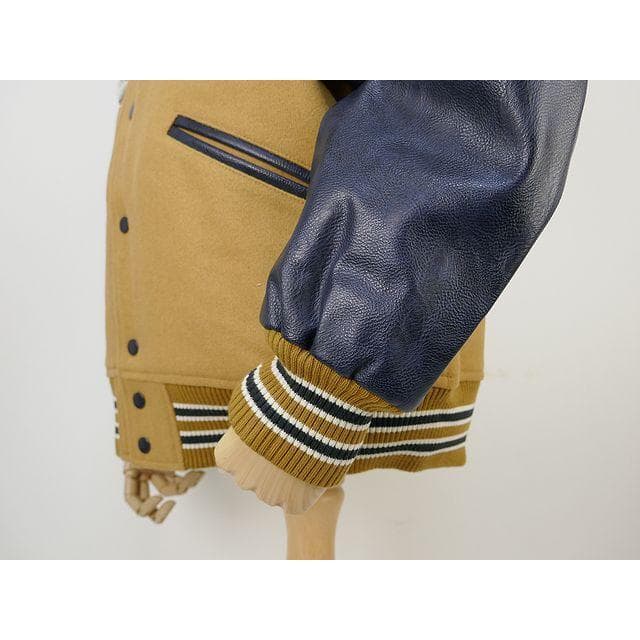 新品＊HOUSTON メルトンアワードジャケット TIGER キャメル M