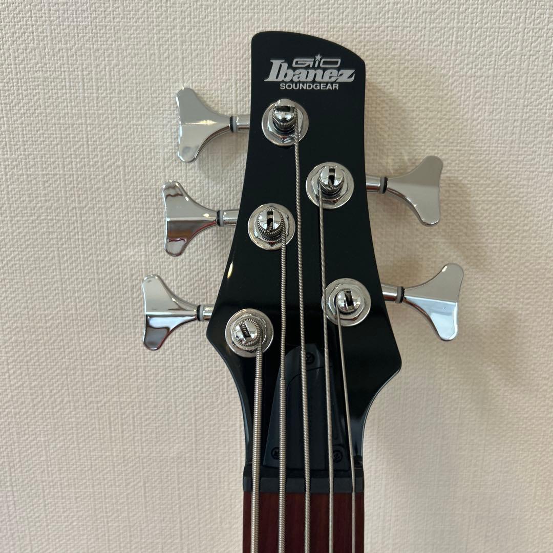 GIO Ibanez 5弦ベース エレキ　GSR105EX 初心者向け　ケース付