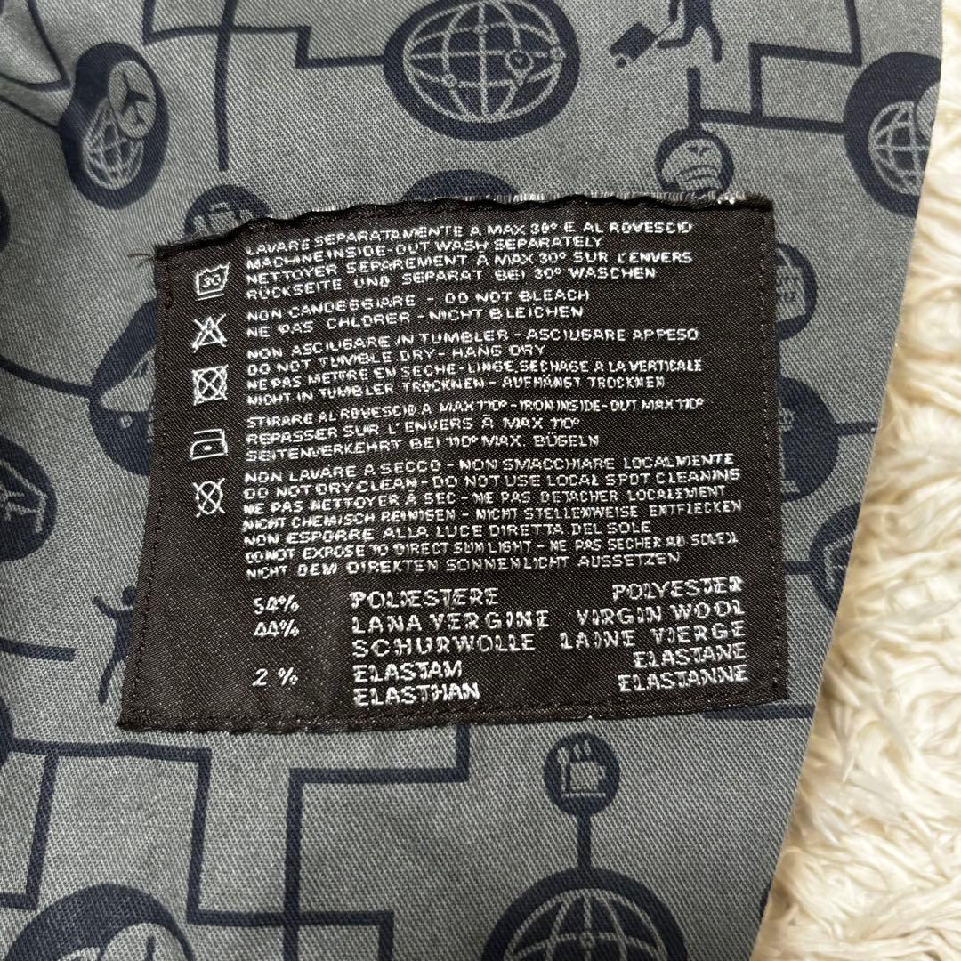 【美品】PT01 ノープリーツストレッチサマーウールスラックス EVOFIT50