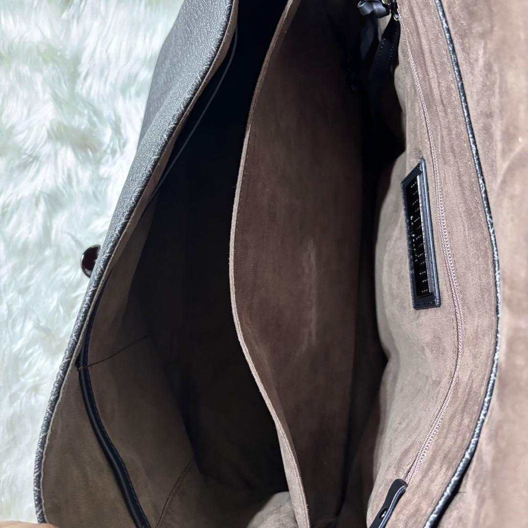 美品✨ザネラート ポスティーナ ショルダーバッグ 黒 ブラック