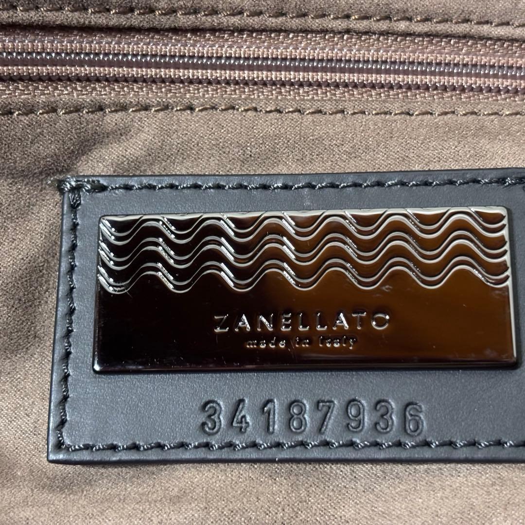 美品✨ザネラート ポスティーナ ショルダーバッグ 黒 ブラック