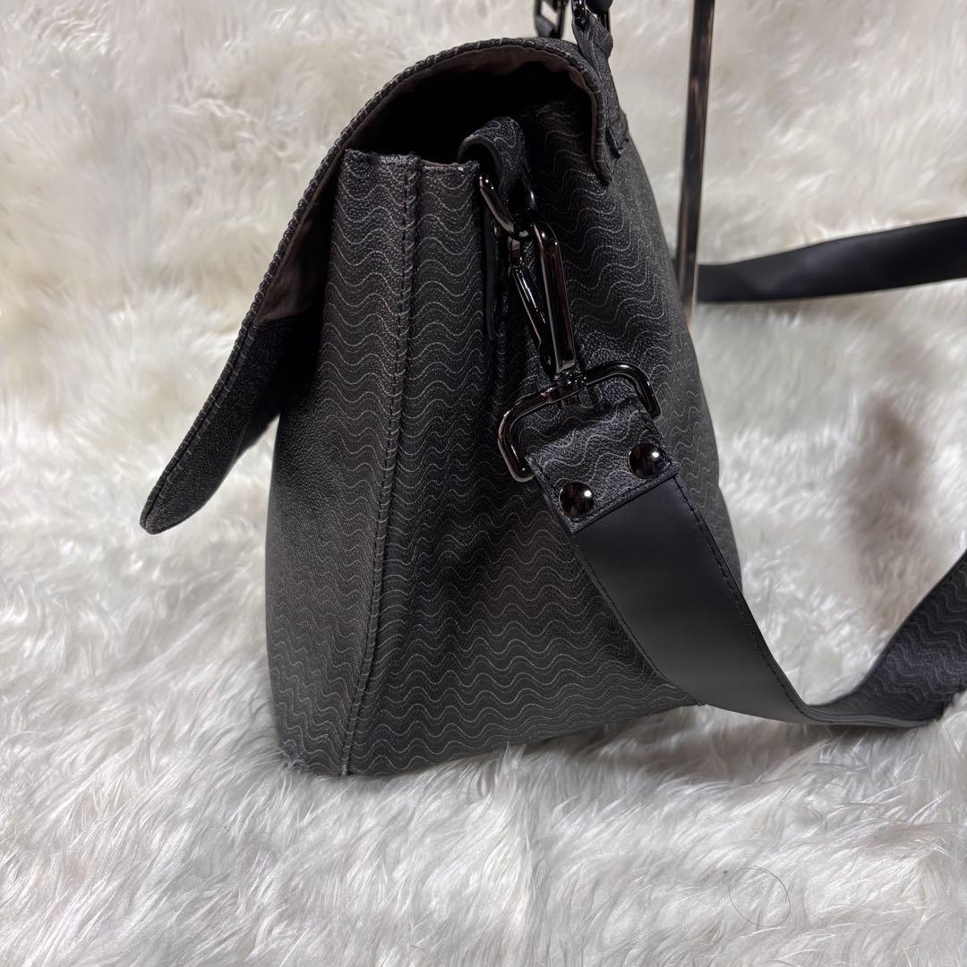 美品✨ザネラート ポスティーナ ショルダーバッグ 黒 ブラック