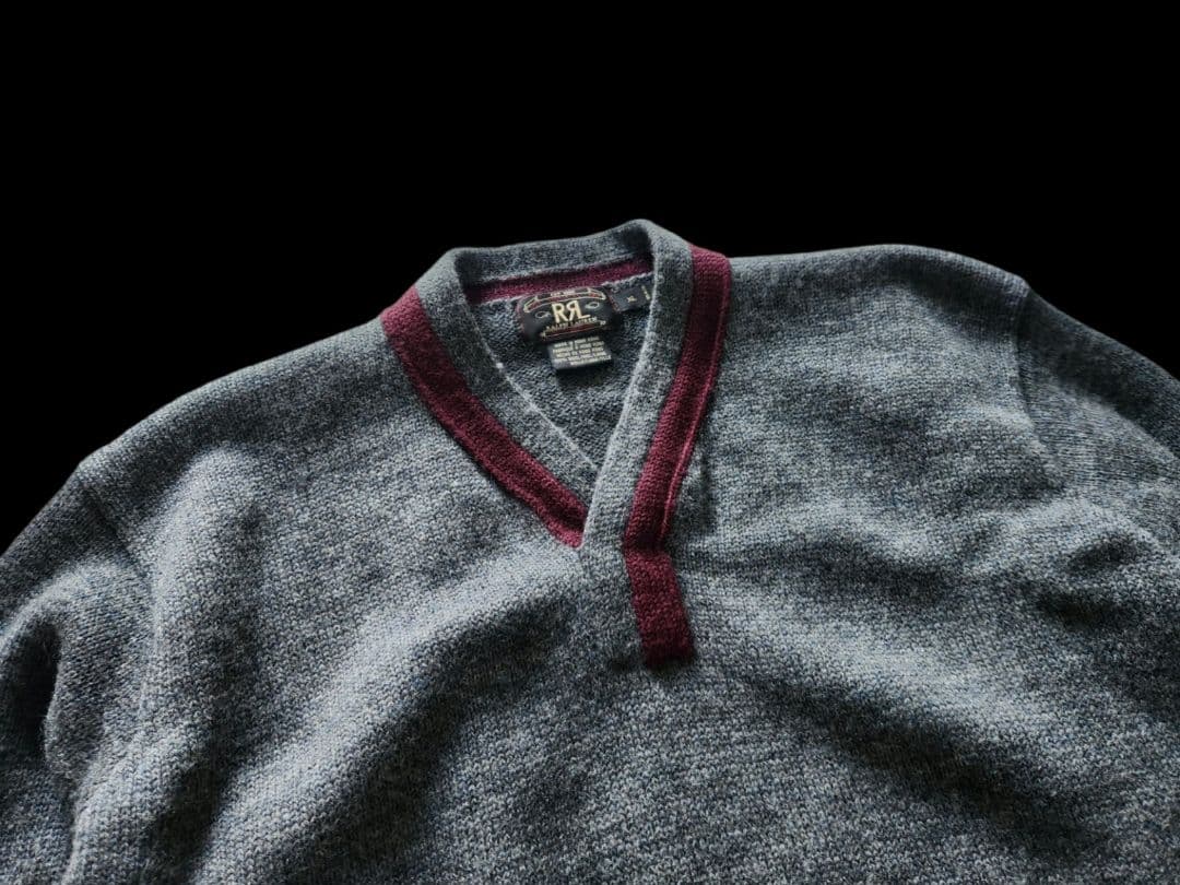 90s RRL “三ツ星” Knit Sweater XL