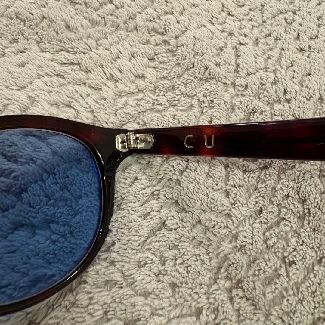 BuddyOptical! ブラウン/ブルー ラウンドサングラス