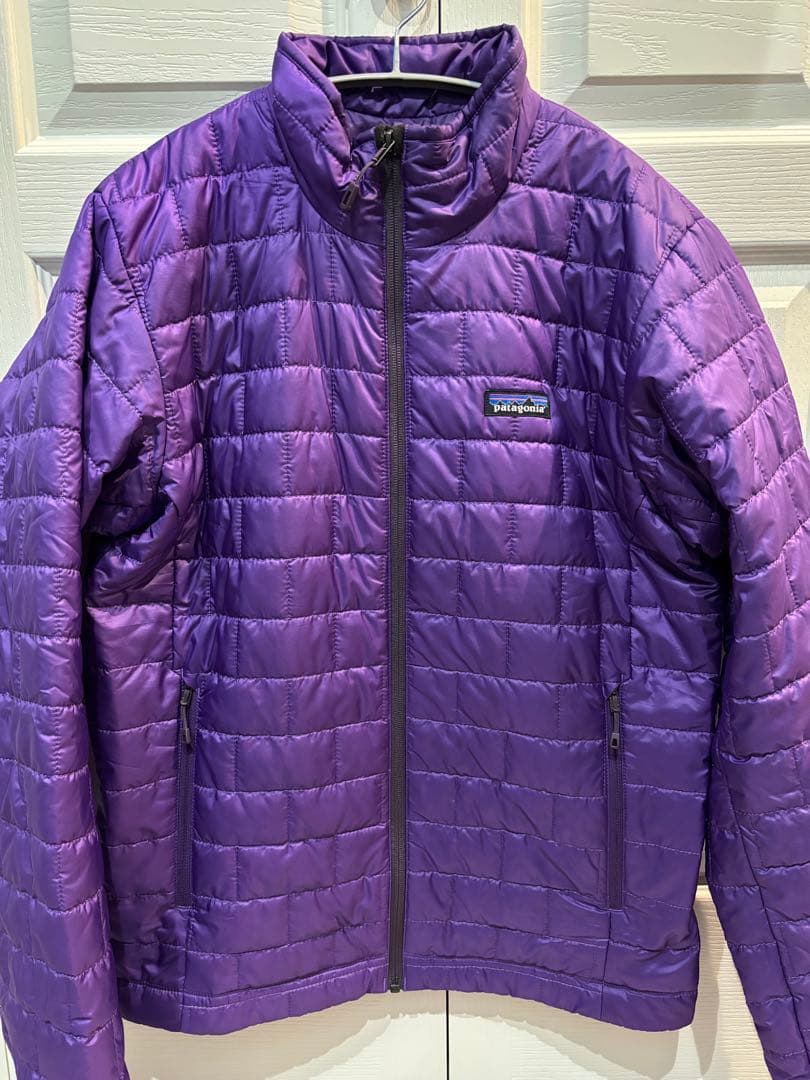 patagonia ナノパフジャケット パープル nano puff S-旬アイテム新作