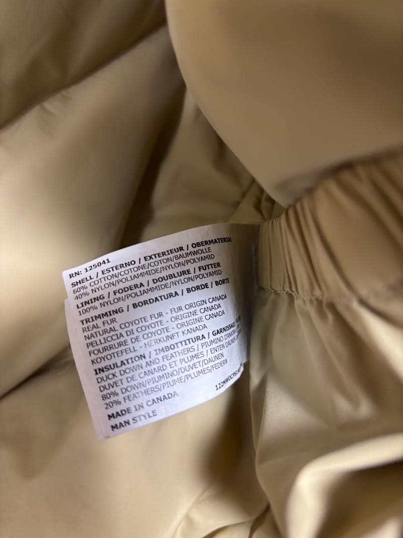 WOOLRICH アークティック パーカー ダウン ジャケット コヨーテ ファー