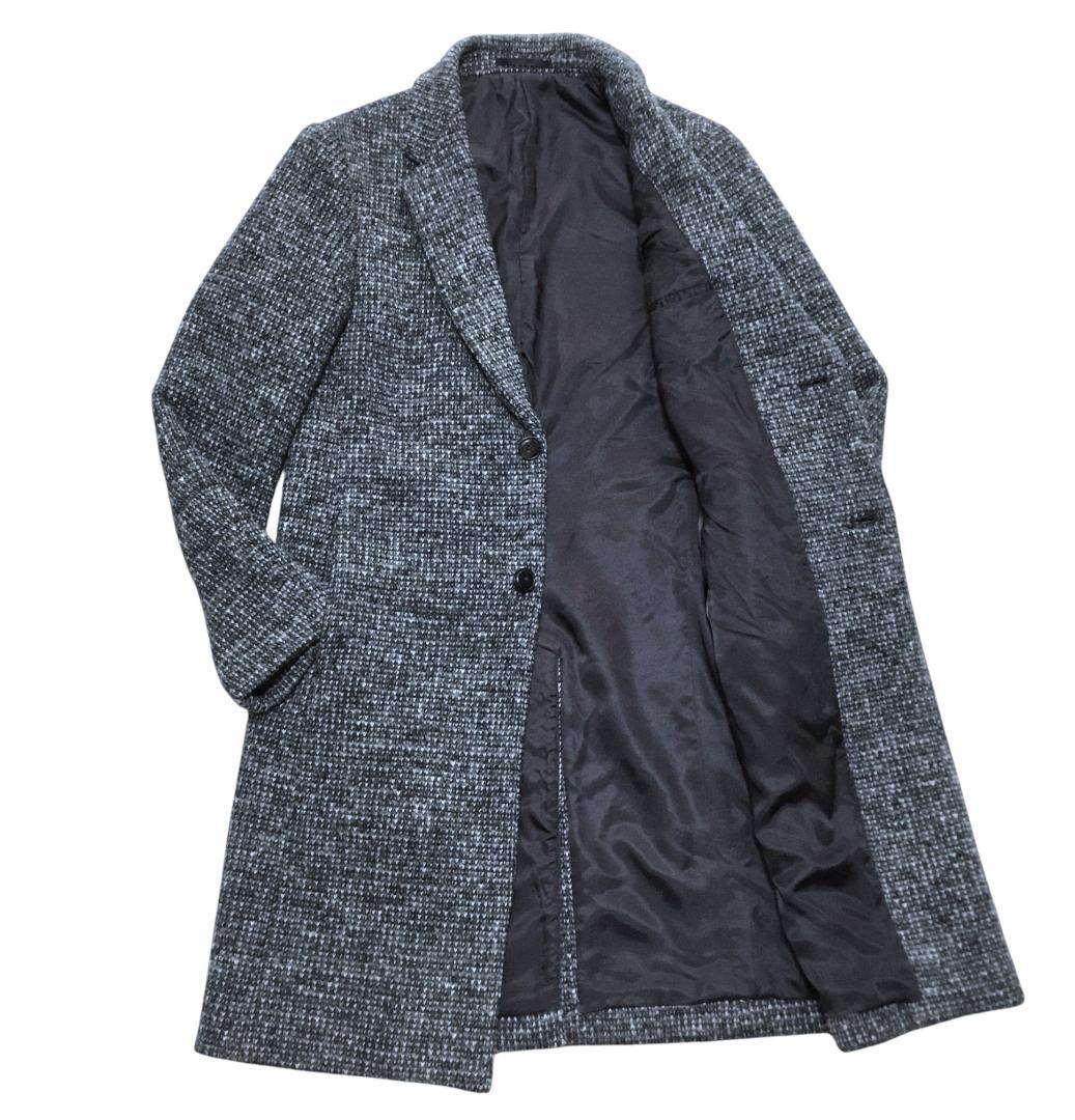 ESTNATION エストネーション 肉厚バーズアイ ツイード チェスターコート