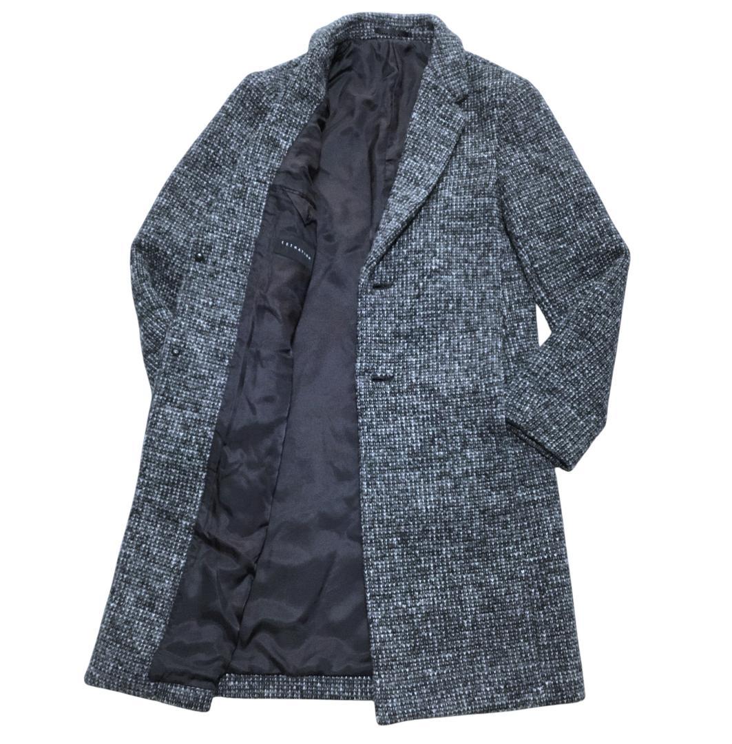 ESTNATION エストネーション 肉厚バーズアイ ツイード チェスターコート