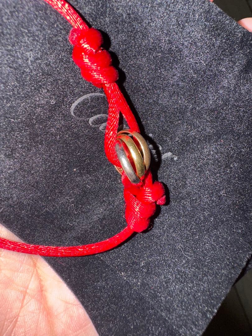 カルティエ　トリニティ　コードブレスレット