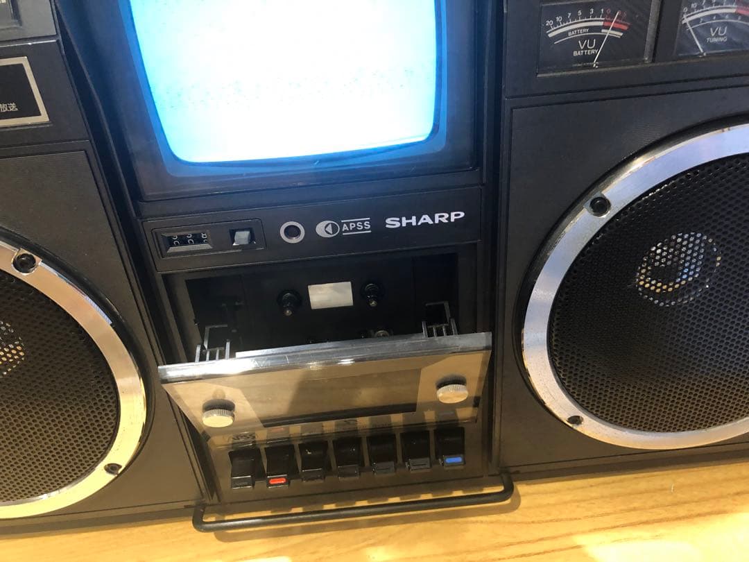Sharp 5P-R2U tv ラジオカセット