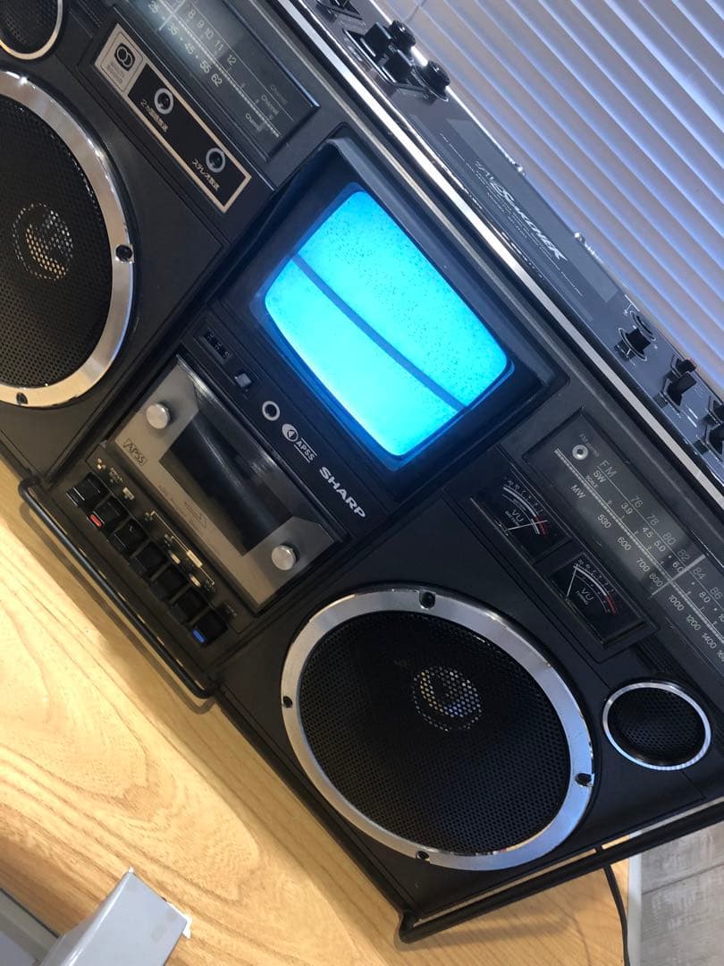 Sharp 5P-R2U tv ラジオカセット