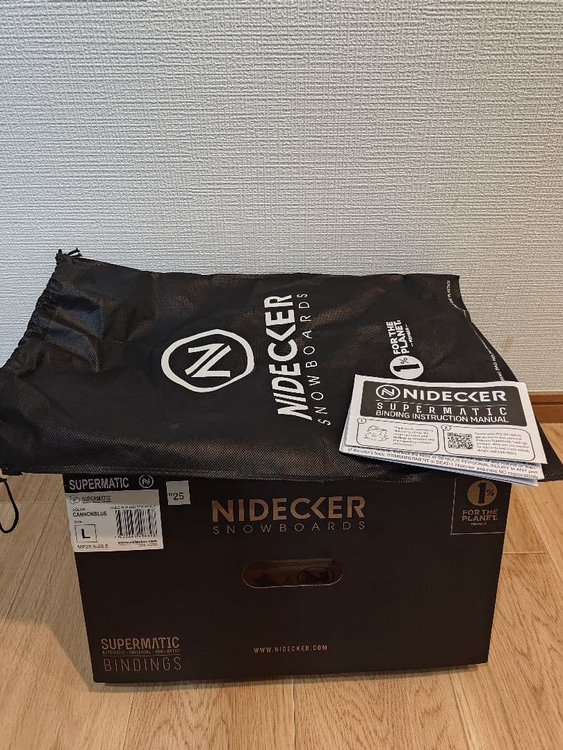 NIDECKER/SUPERMATIC 24-25 Lサイズ 左足のみ