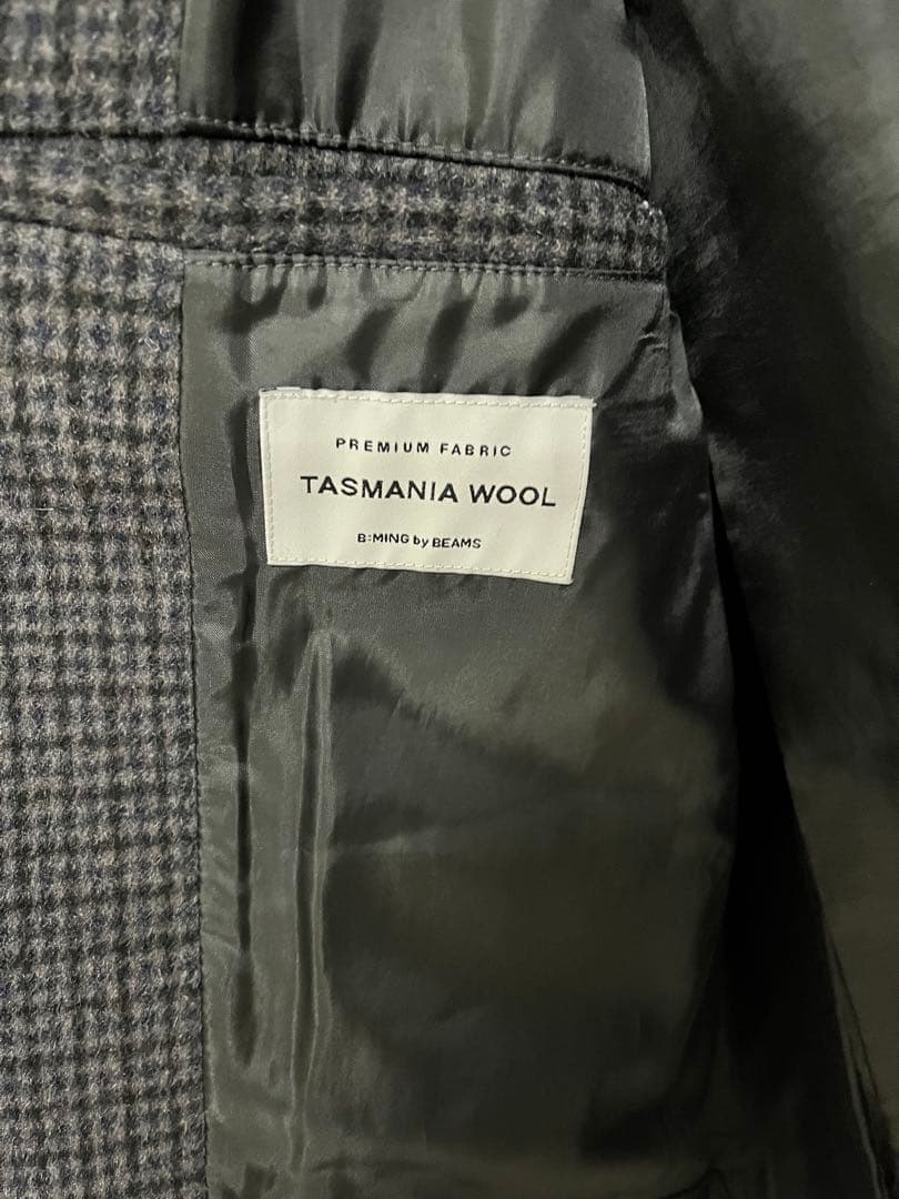【美品】BEAMS / タスマニアウールステンカラーコート