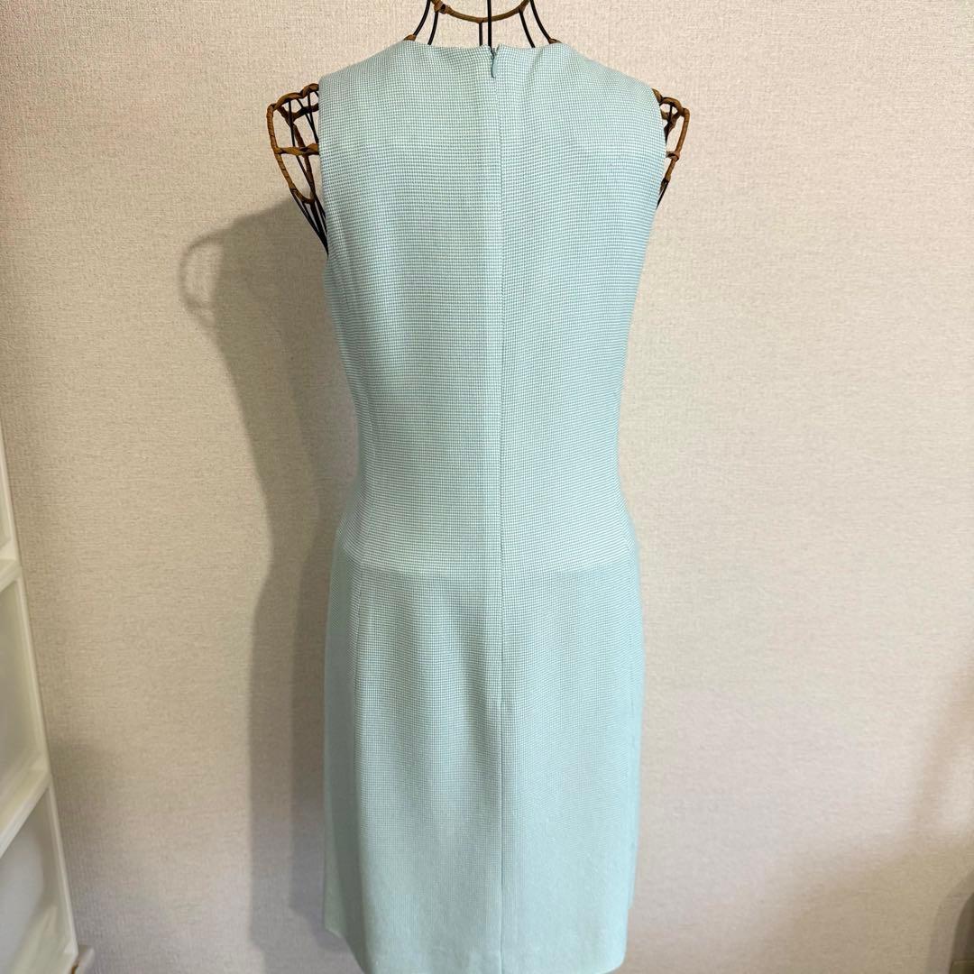 イヴ サンローラン ミントグリーン セットアップ ワンピース ジャケット