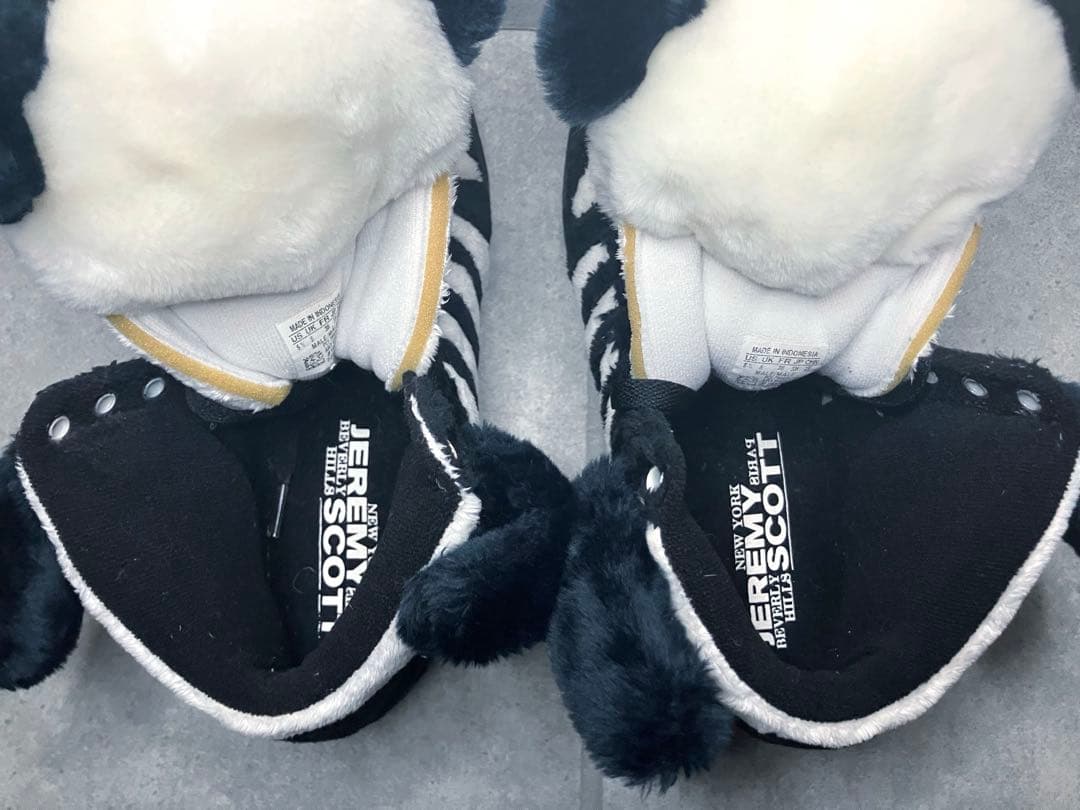 アディダス adidas ジェレミースコット ハイカット　パンダ　panda