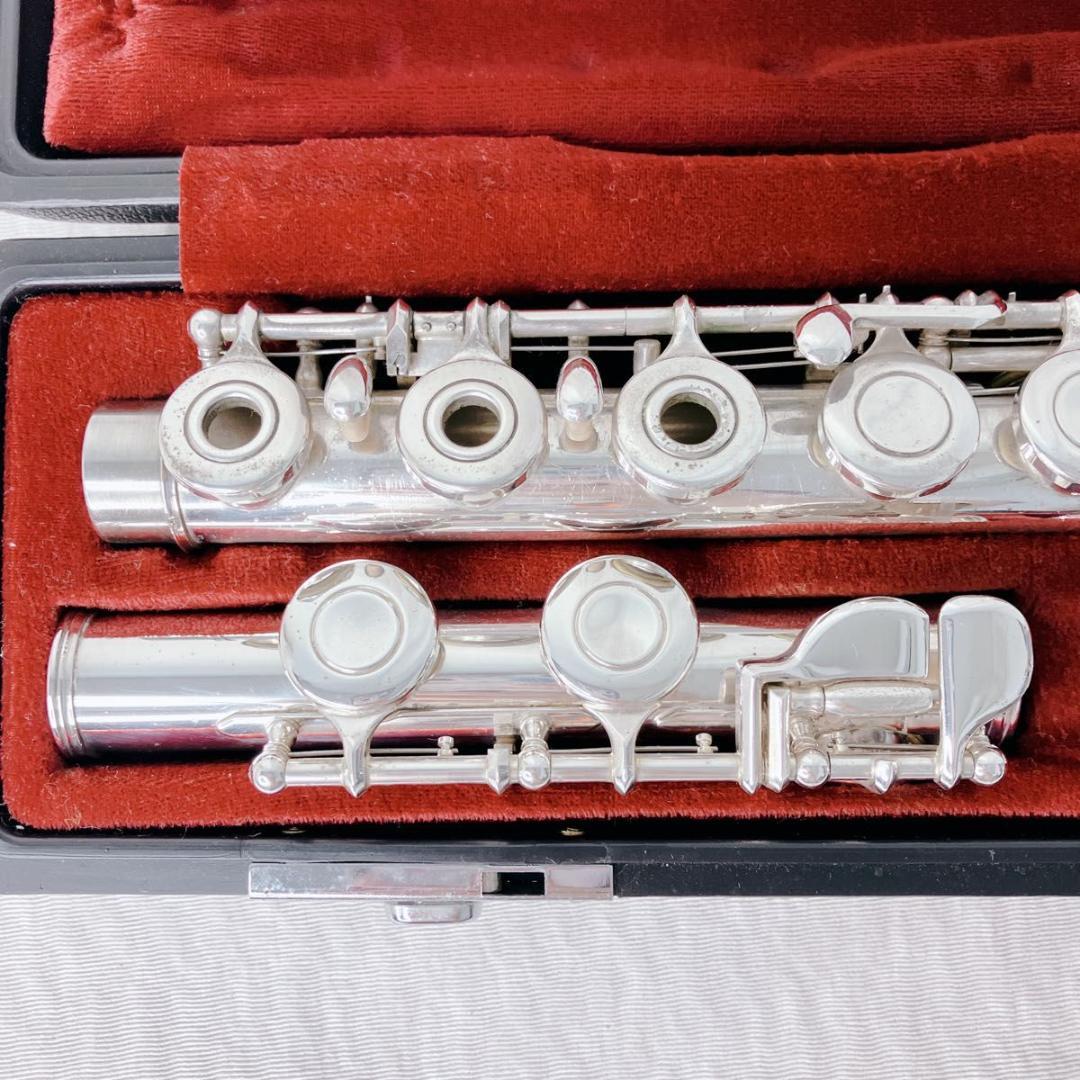 【希少】ヤマハ　フルート　YFL-281S リングキィ　インライン　白銅　Eメカ