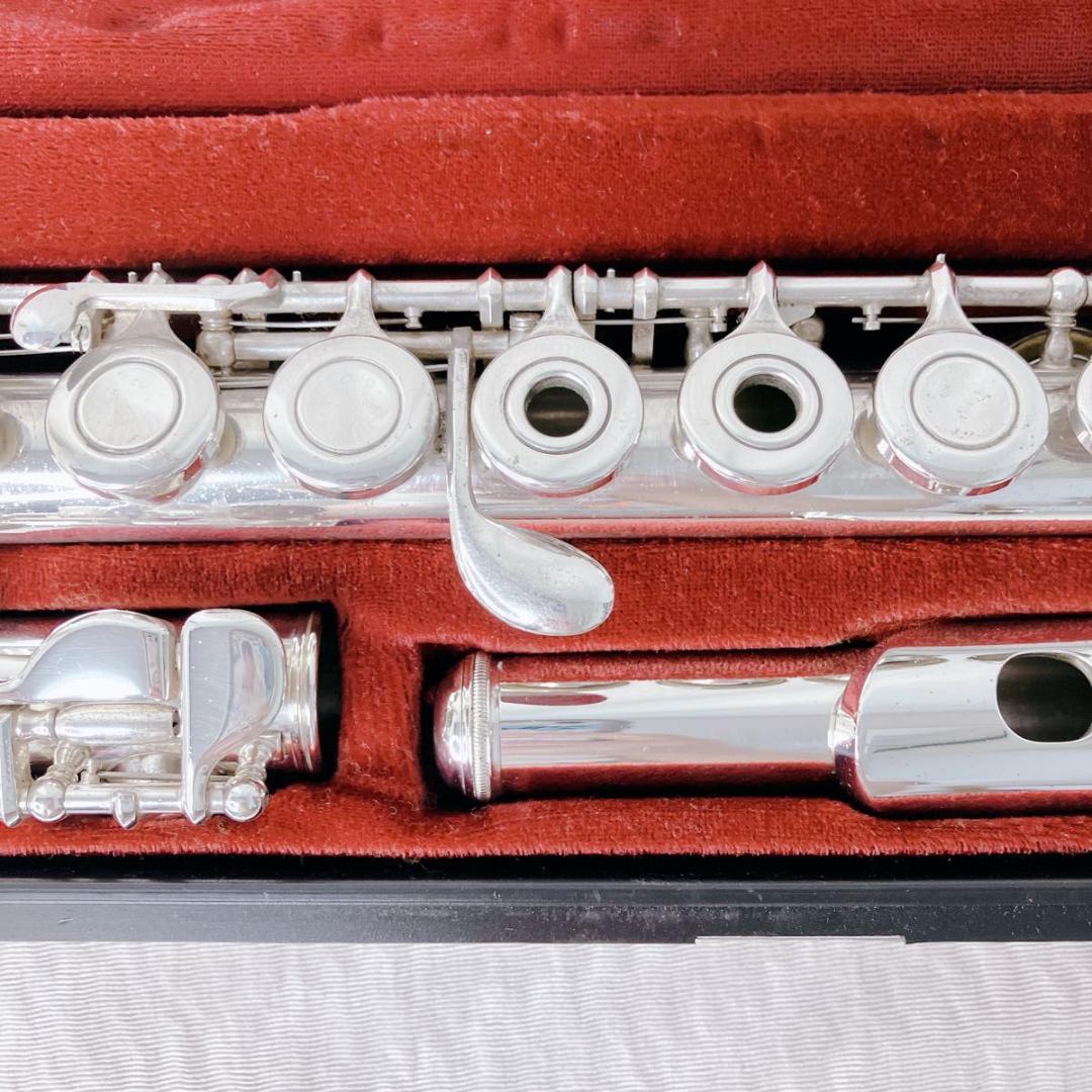 【希少】ヤマハ　フルート　YFL-281S リングキィ　インライン　白銅　Eメカ