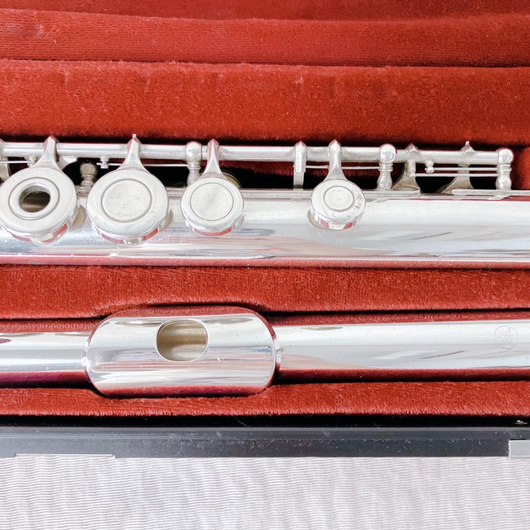 【希少】ヤマハ　フルート　YFL-281S リングキィ　インライン　白銅　Eメカ