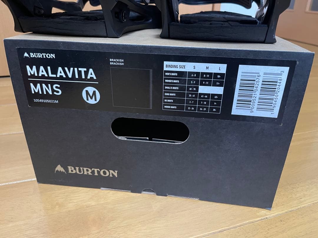 【ジャンク品】BURTON MALAVITA MNS M ビンディング(要修理)