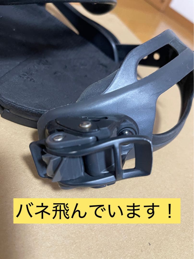【ジャンク品】BURTON MALAVITA MNS M ビンディング(要修理)