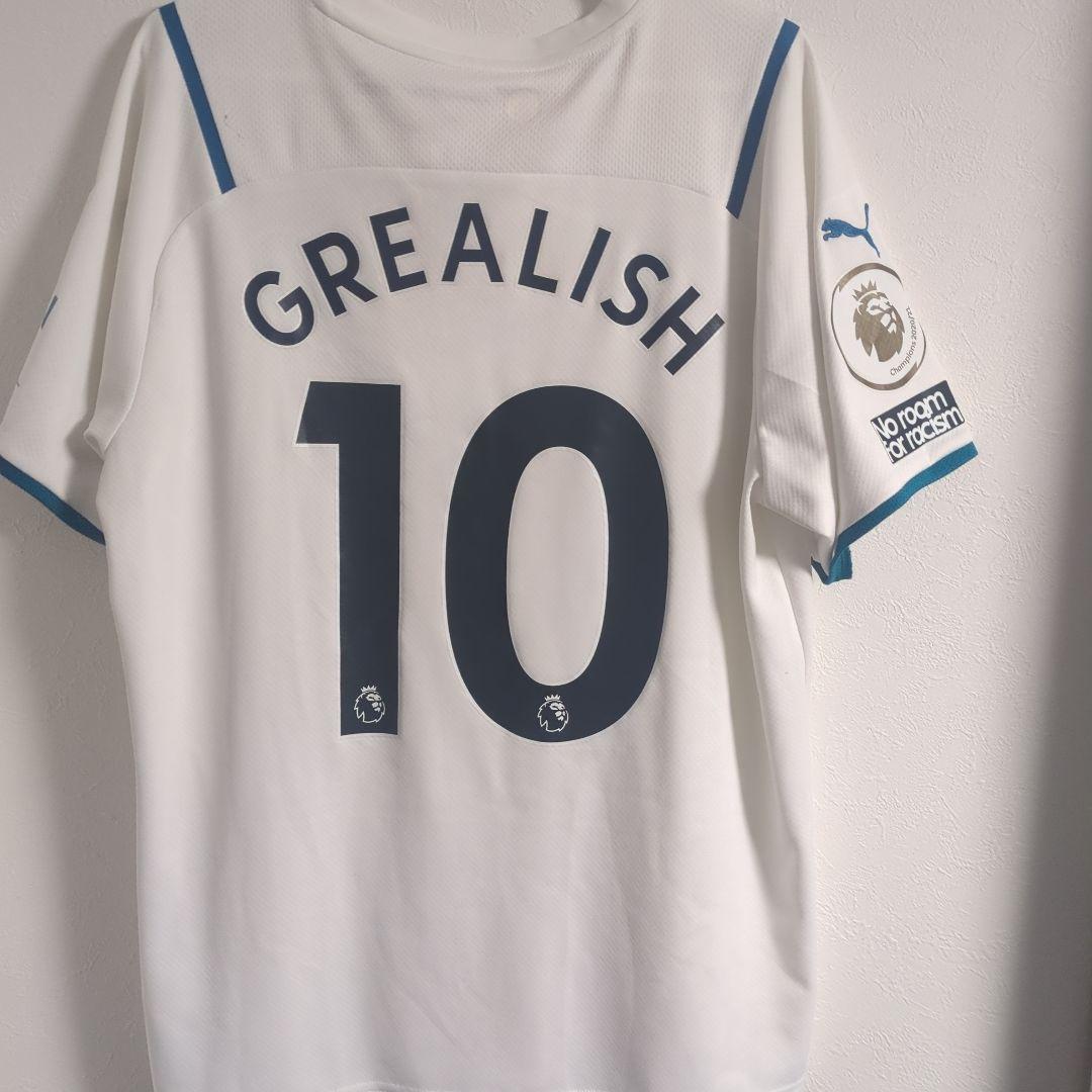 マンチェスターシティ 21-22アウェイユニフォーム グリーリッシュ レプリカ