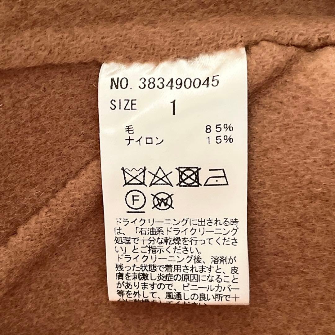 タグ付未使用　N.O.R.C ノーク ダブルロングリバーコート キャメル　１