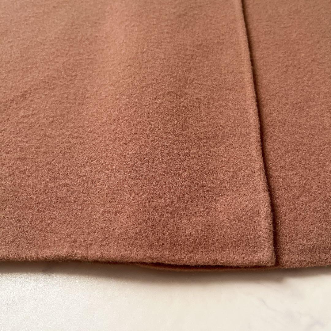 タグ付未使用　N.O.R.C ノーク ダブルロングリバーコート キャメル　１