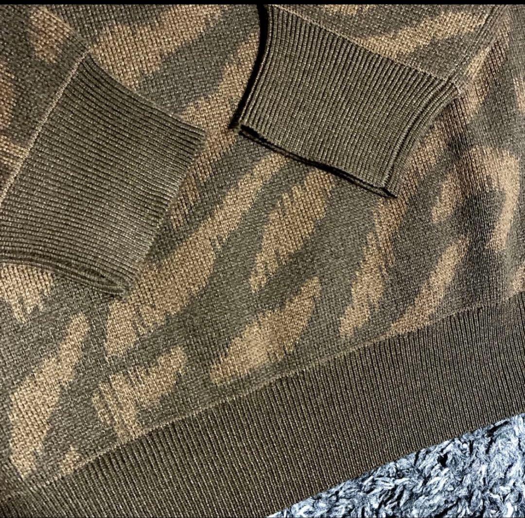 新品　NEW BALANCE GOLF メンズ ゴルフニット　総柄　　サイズ7