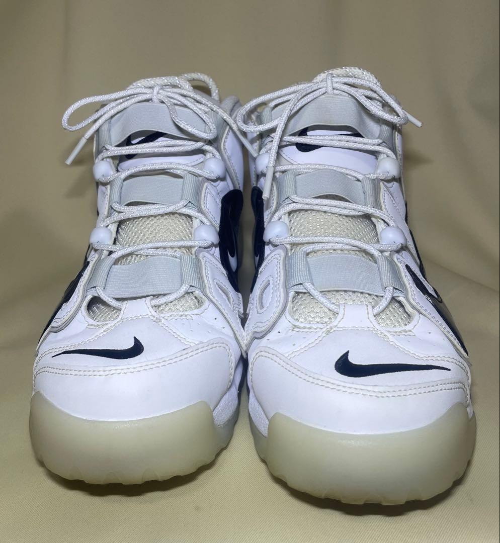 ナイキ　モアアップテンポ　コピーペースト　ホワイト　28.5cm 中古品