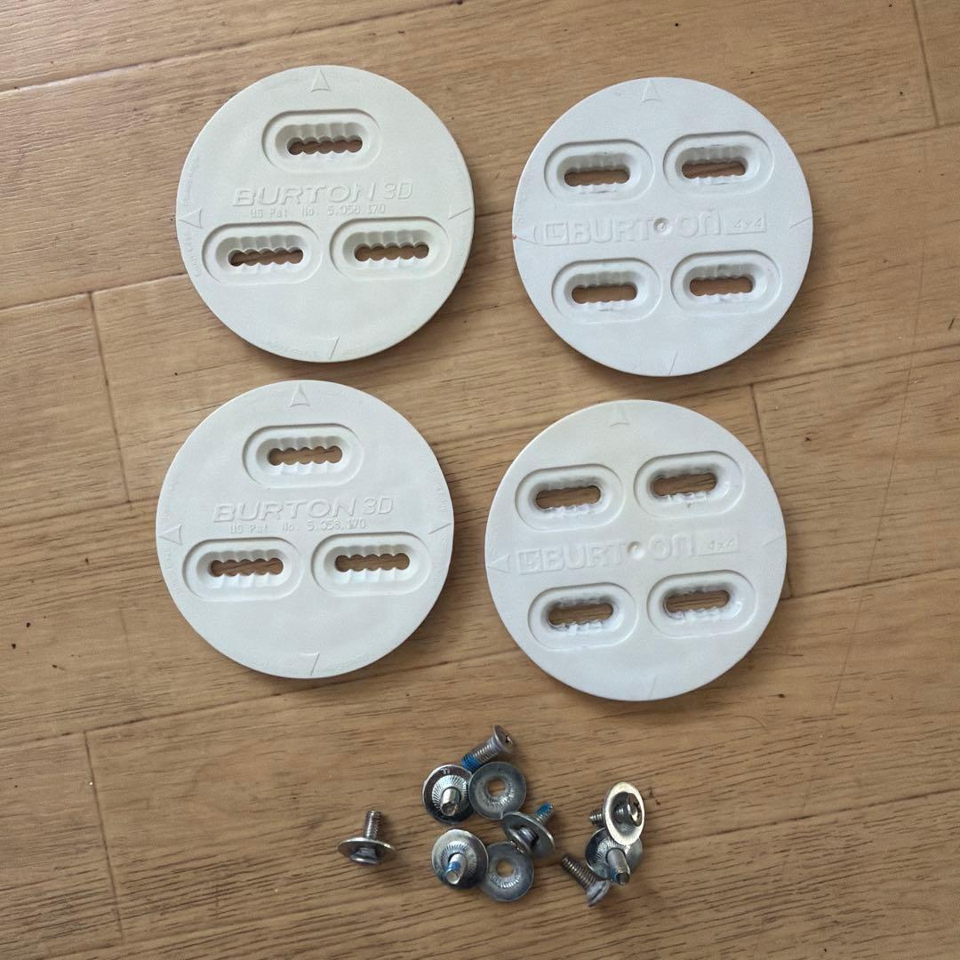 BURTON バートン 旧ビンディング用 3D 4×4 ディスクセット！ - メルカリ