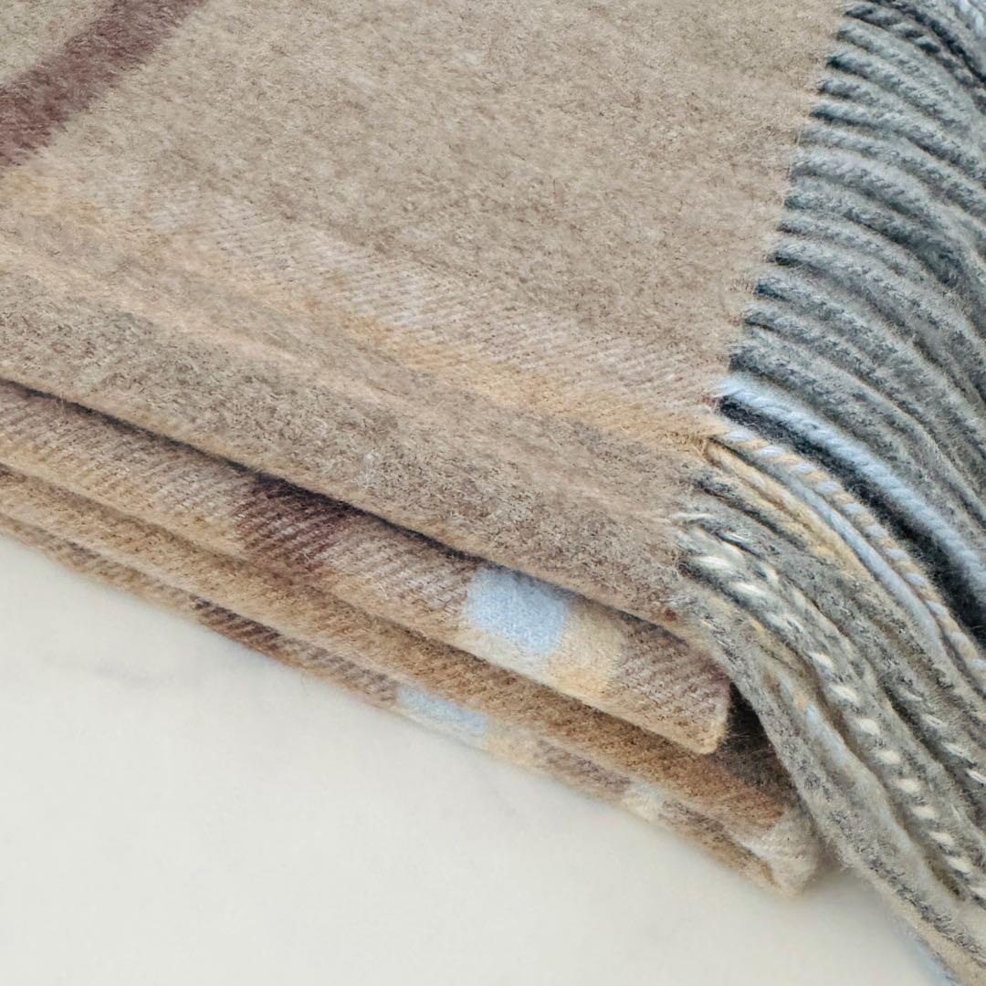 ジョンストンズ カシミヤ100％✨大判ストール ドライブリッジ