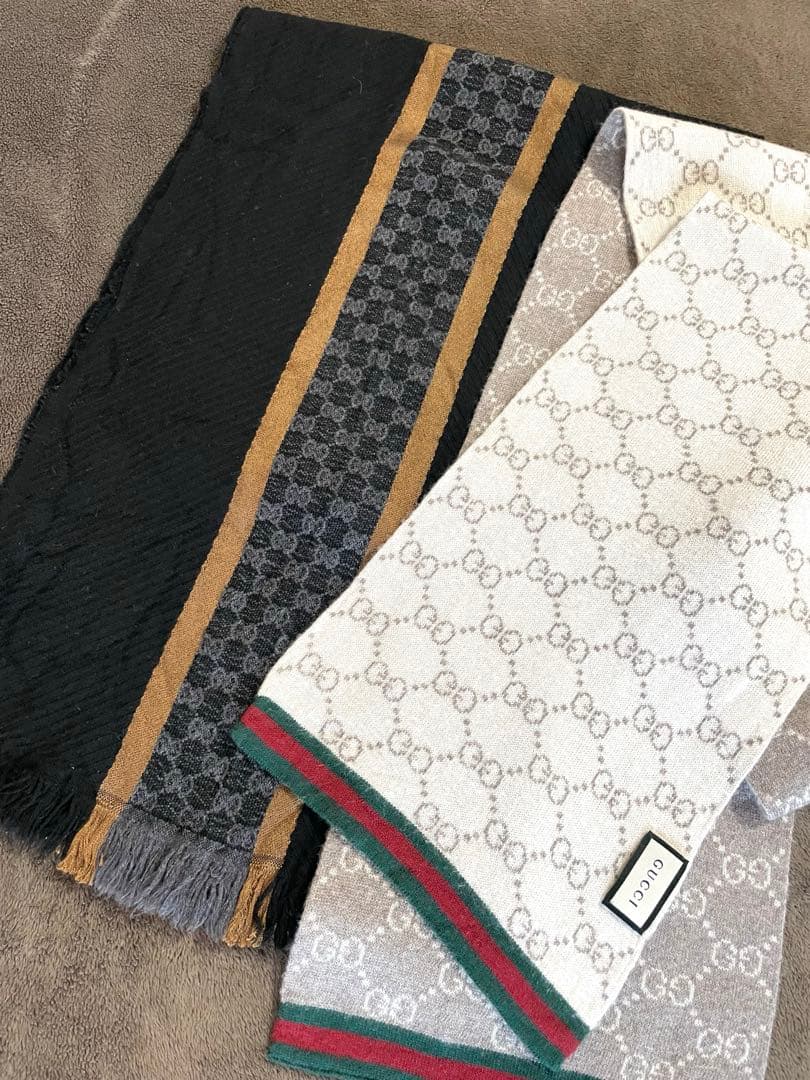 GUCCI グッチ　マフラー　ストール　オマケ　男女兼用
