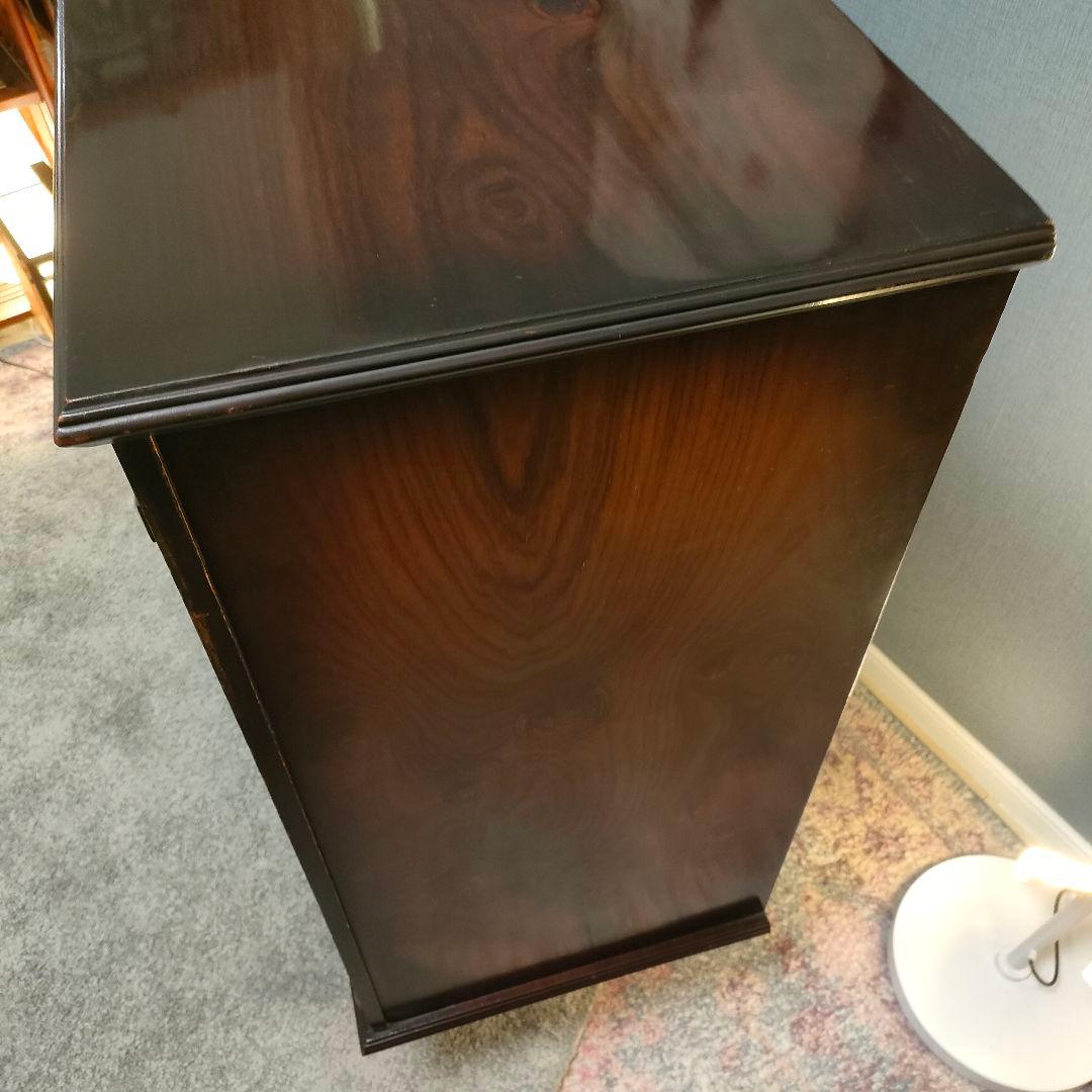 【ヴィンテージ】昭和レトロ和風ミッドセンチュリー キャビネット 飾り棚 食器棚