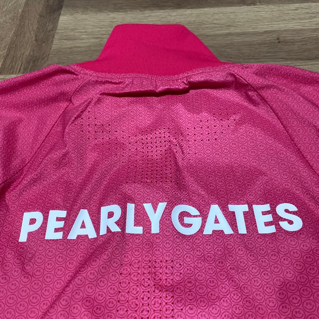 美品♡パーリーゲイツ♡ジップジャケット♡アウター♡ブルゾン♡ピンク♡スマイル♡S