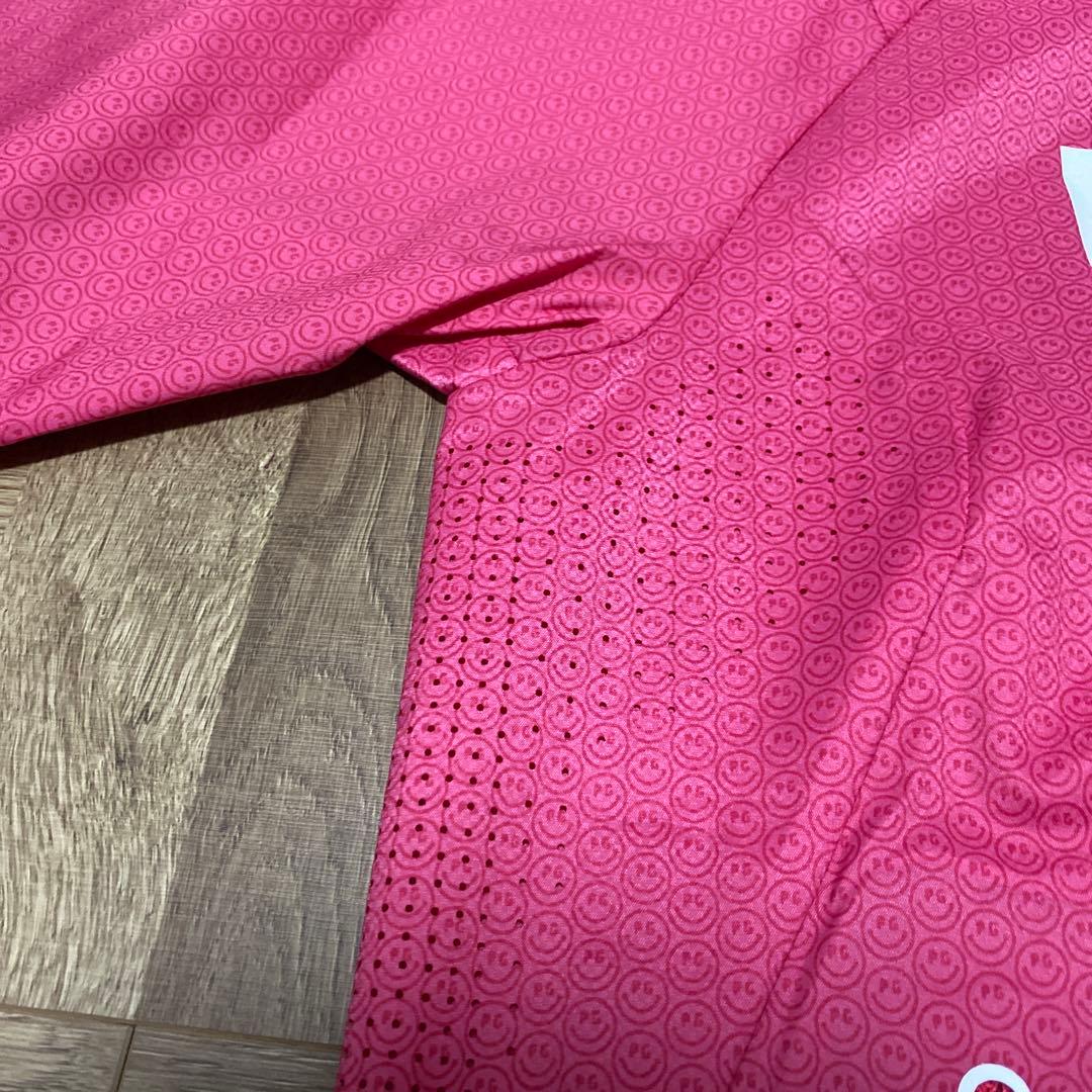 美品♡パーリーゲイツ♡ジップジャケット♡アウター♡ブルゾン♡ピンク♡スマイル♡S