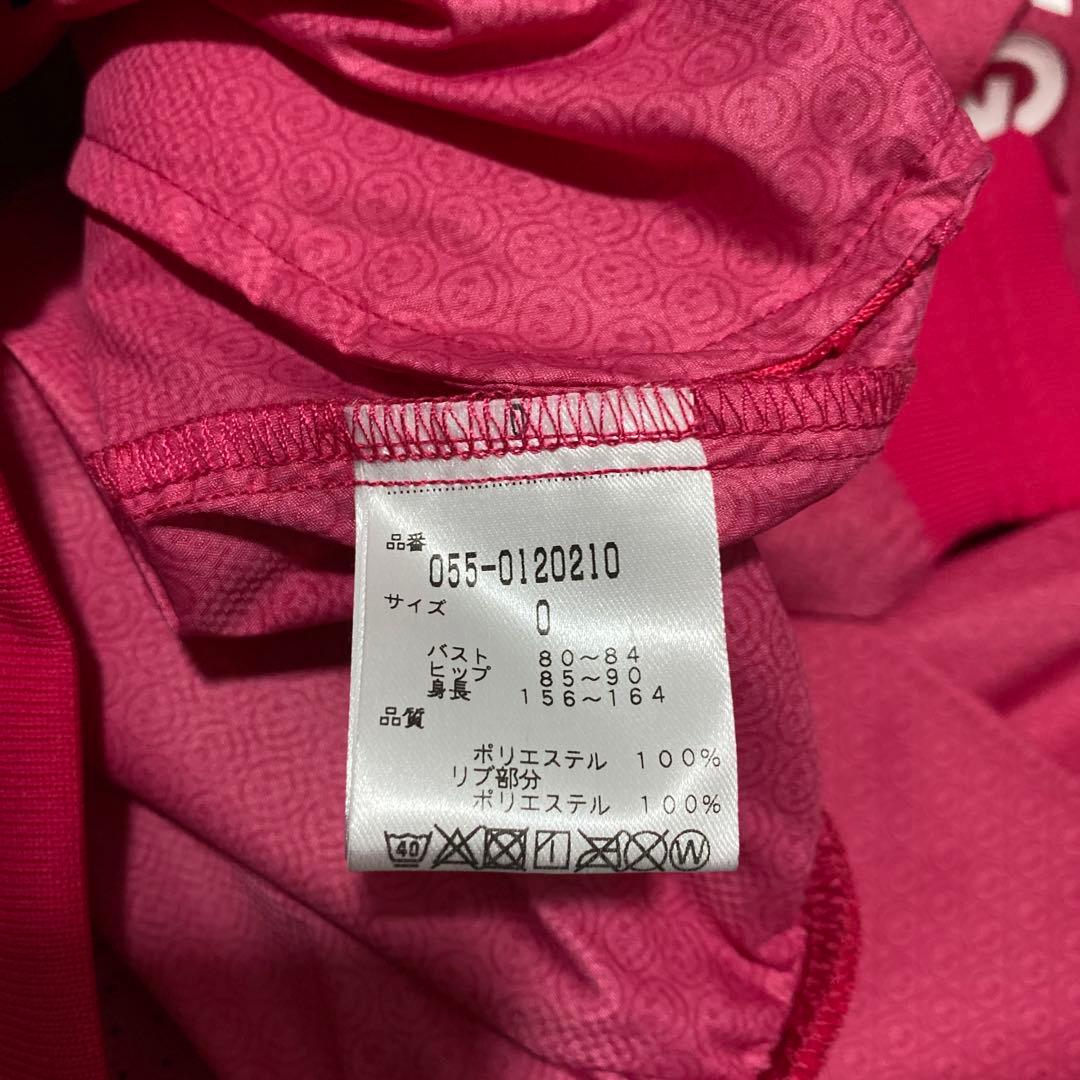 美品♡パーリーゲイツ♡ジップジャケット♡アウター♡ブルゾン♡ピンク♡スマイル♡S